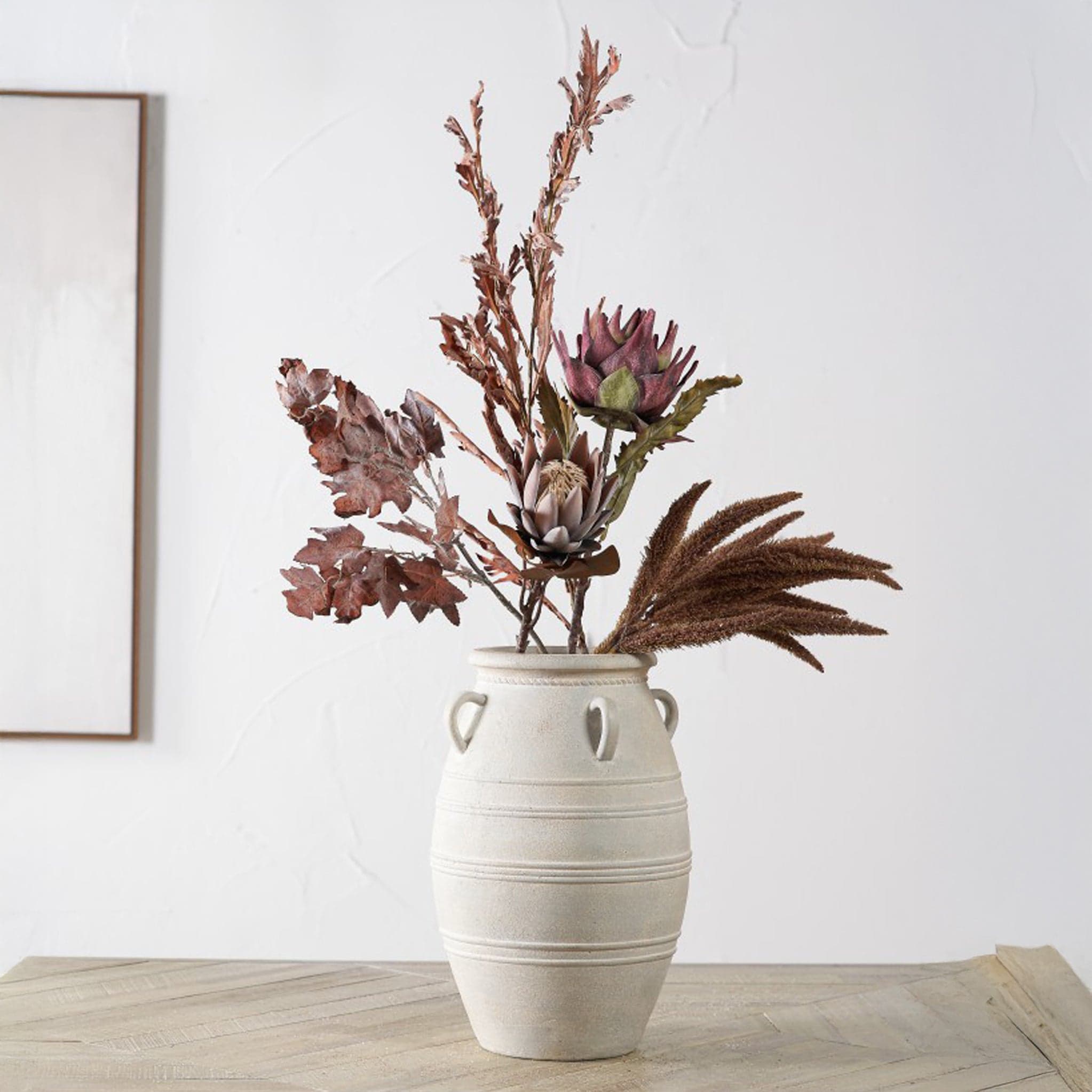 Mulberry Brown Dried Flower Bunch